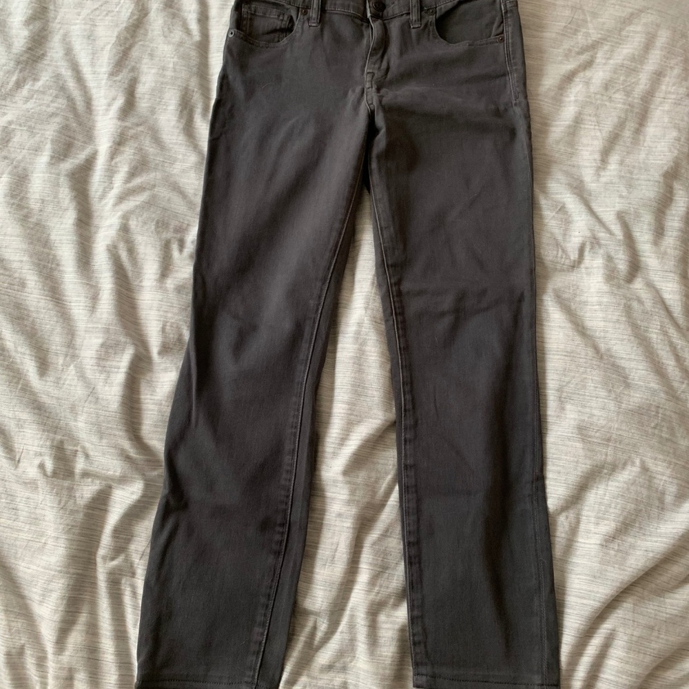 Madewell High-Riser Skinny Cotton Size 26 Gray